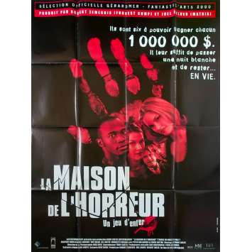 HOUSE ON HAUNTED HILL Movie Poster 47x63 '00 Geoffrey Rush