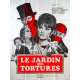 TORTURE GARDEN French Movie Poster 47x63 - 1967 - Freddie Francis, Jack Palance