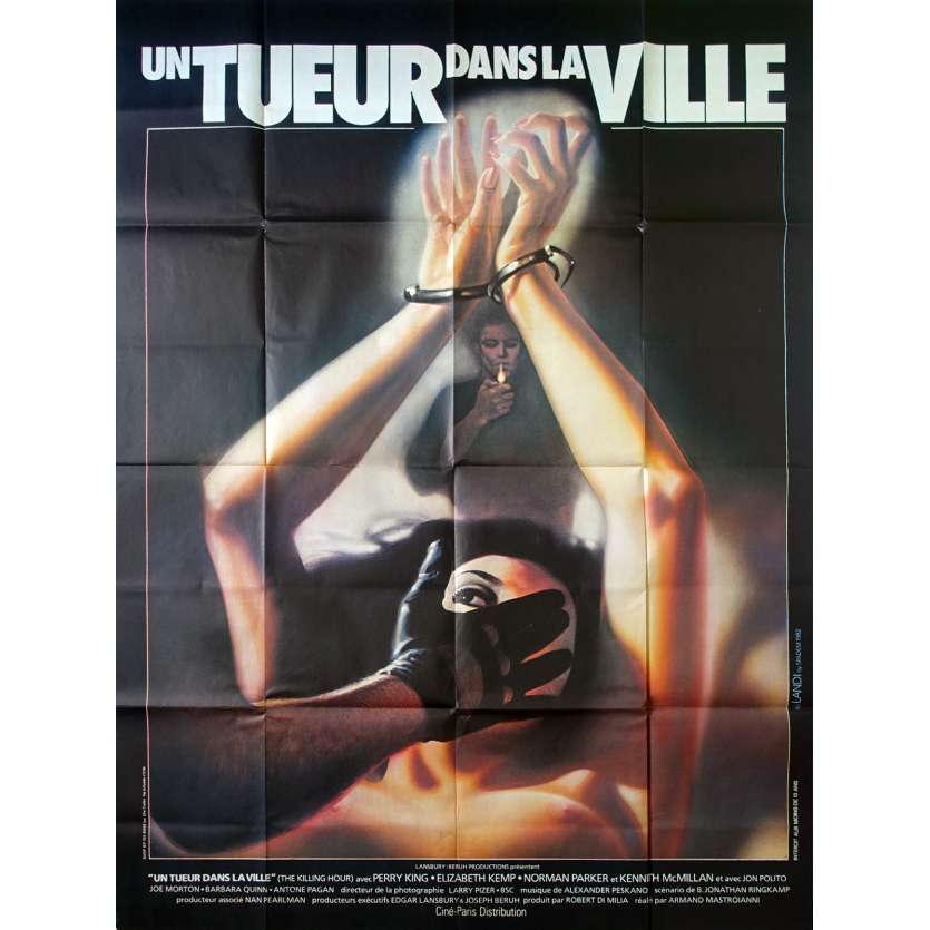 UN TUEUR DANS LA VILLE Affiche de film 120x160 - 1982 - Perry King