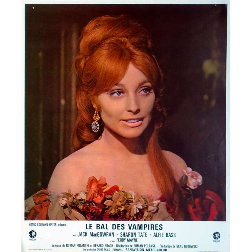 THE FEARLESS VAMPIRE KILLERS Lobby Card 9x12 in.  - N12 1967 - Roman Polanski, Sharon Tate