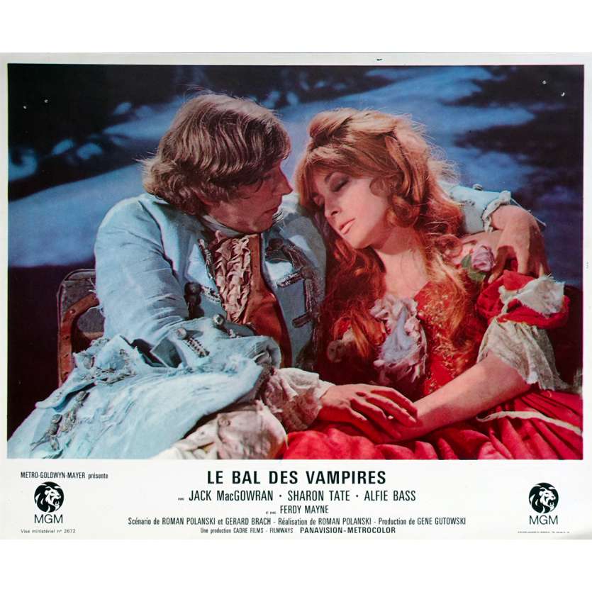 THE FEARLESS VAMPIRE KILLERS Lobby Card 9x12 in.  - N07 1967 - Roman Polanski, Sharon Tate