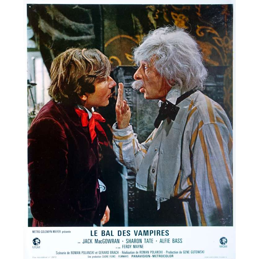 THE FEARLESS VAMPIRE KILLERS Lobby Card 9x12 in.  - N03 1967 - Roman Polanski, Sharon Tate