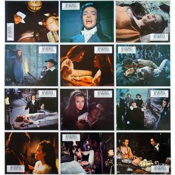 TWINS OF EVIL Original Lobby Cards x12 - 9x12 in. - 1971 - John Hough, Peter Cushing