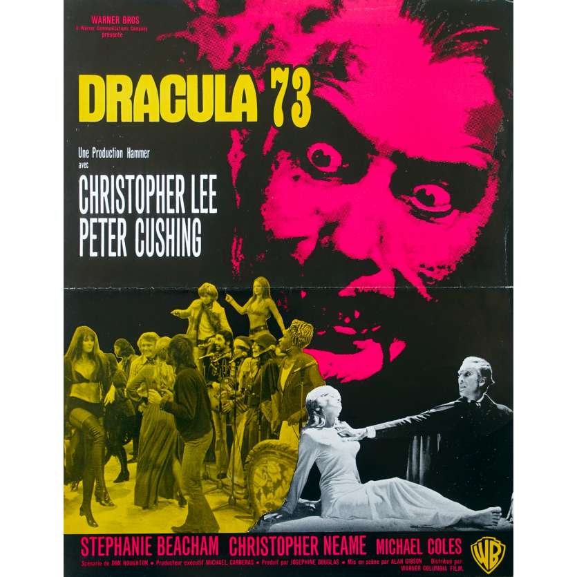 DRACULA 73 Synopsis  - 21x30 cm. - 1972 - Christopher Lee, Peter Cushing, Alan Gibson