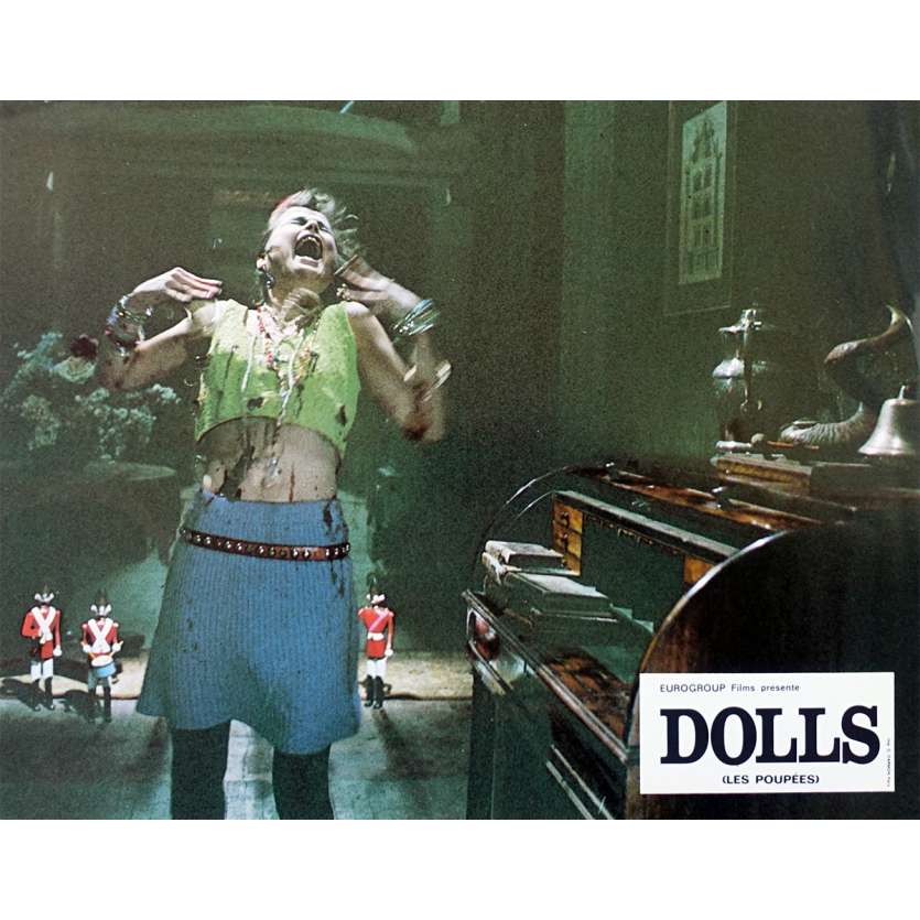 DOLLS Original Lobby Card N1 - 9x12 in. - 1987 - Stuart Gordon, Ian Patrick Williams