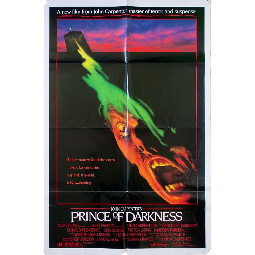 PRINCE OF DARKNESS Original Movie Poster - 27x40 in. - 1987 - John Carpenter, Donald Pleasence