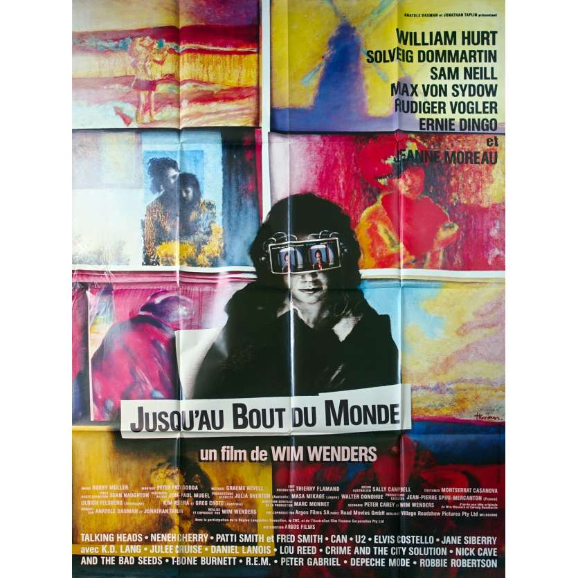 TILL THE END OF THE WORLD Original Movie Poster  - 47x63 in. - 1991 - Wim Wenders, William Hurt