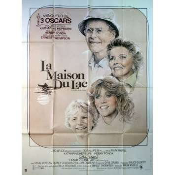 LA MAISON DU LAC Affiche de film - 120x160 cm. - 1981 - Katharine Hepburn, Henry Fonda, Mark Rydell