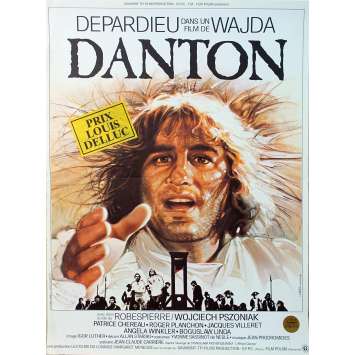 DANTON Original Movie Poster - 15x21 in. - 1984 - Andrzej Wajda, Gérard Depardieu