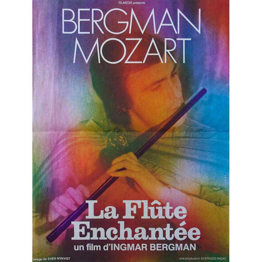 LA FLUTE ENCHANTEE Affiche de film - 40x60 cm. - 1975 - Ulrik Cold, Ingmar Bergman