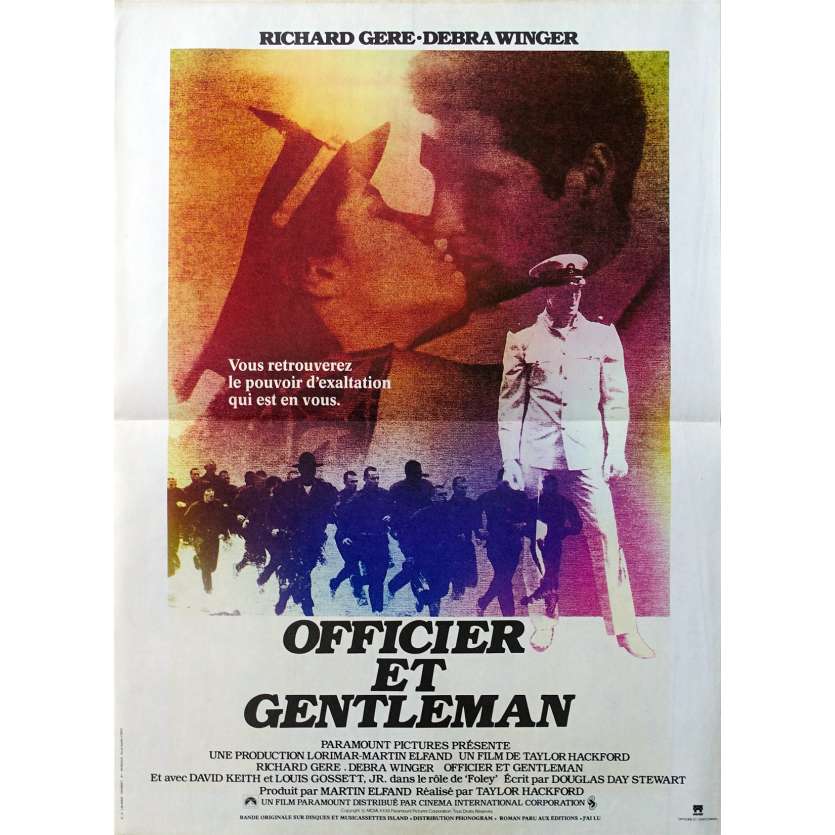 OFFICIER ET GENTLEMAN Affiche de film - 40x60 cm. - 1982 - Richard Gere, Taylor Hackford