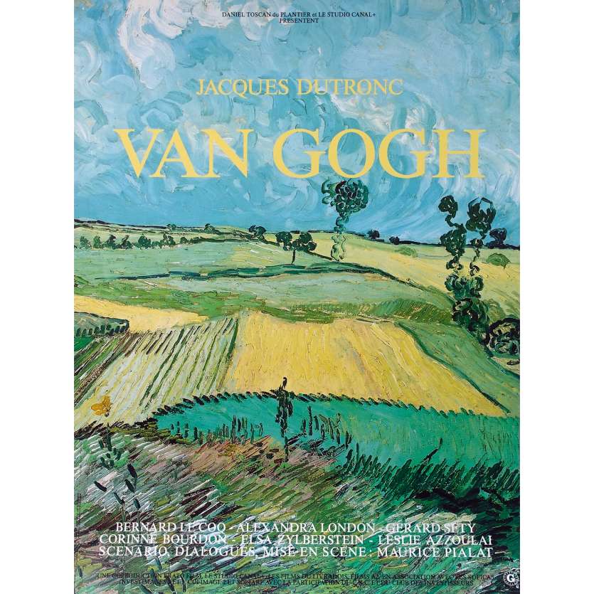 VAN GOGH Affiche de film - 40x60 cm. - 1991 - Jacques Dutronc, Maurice Pialat