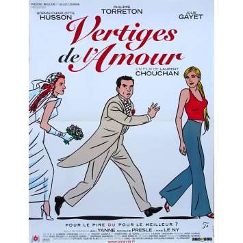 VERTIGES DE L'AMOUR Affiche de film - 40x60 cm. - 2001 - Philippe Torreton, Laurent Chouchan