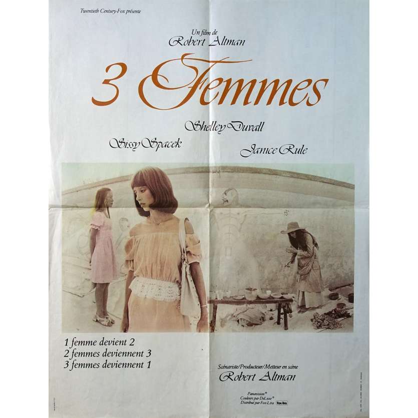 3 FEMMES Affiche de film - 60x80 cm. - 1977 - Sissy Spacek, Robert Altman