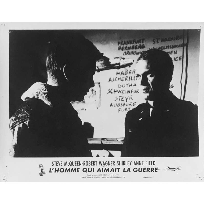 L'HOMME QUI AIMAIT LA GUERRE Photo de film N02 - 24x30 cm. - 1962 - Steve McQueen, Robert Wagner, Philip Leacock