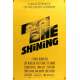 SHINING Affiche de Cinéma US ORIGINALE - 1980 - Saul Bass, Kubrick, Rare !