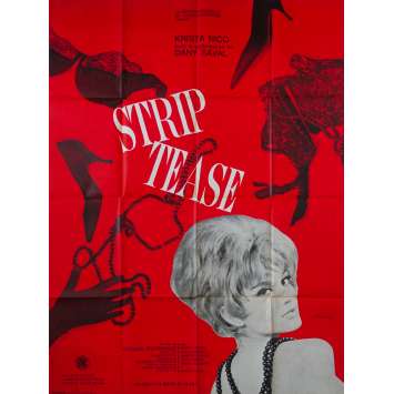 STRIP TEASE French Movie Poster 47x63 - 1963 - Gainsbourg, sexy Dany Saval STRIP TEASE French Movie Poster 47x63 - 1963 - Gainsbourg, sexy Dany Saval