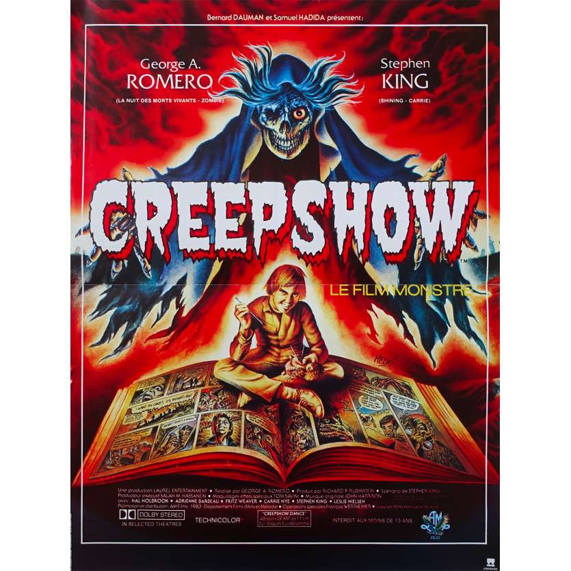 CREEPSHOW Affiche de film 40x60 cm -  1982 - Stephen King, George A. Romero