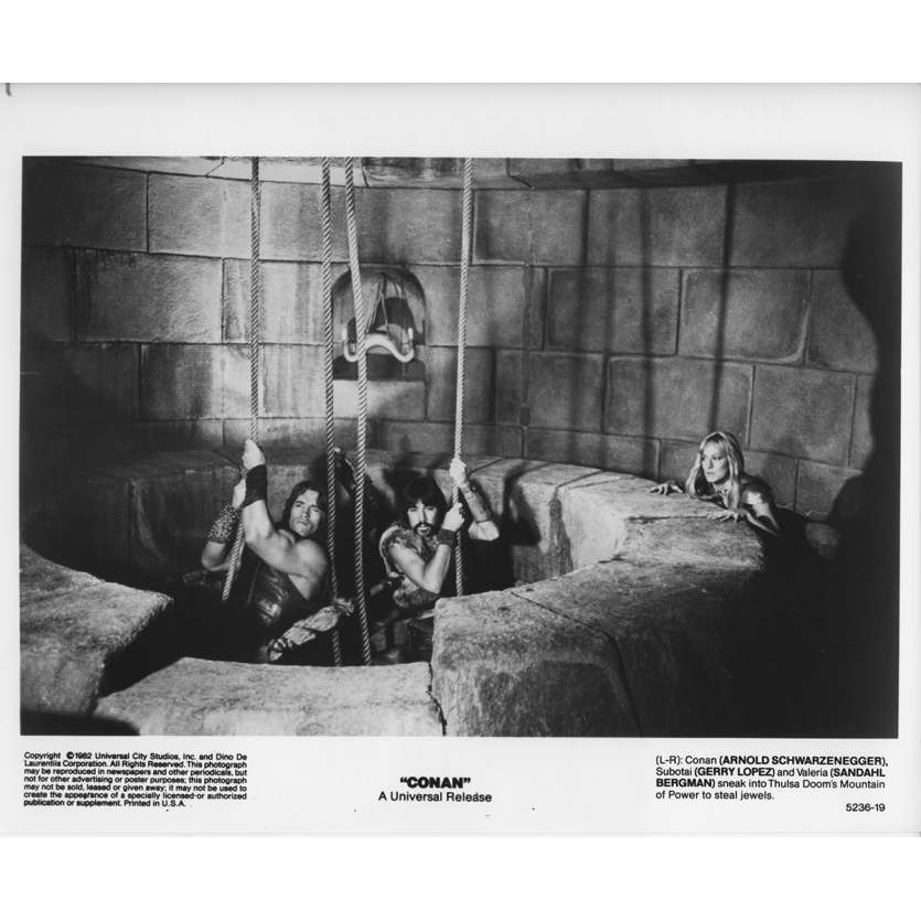 CONAN LE BARBARE Photo de presse 5236-19 - 20x25 cm. - 1982 - Arnold Schwarzenegger, John Milius