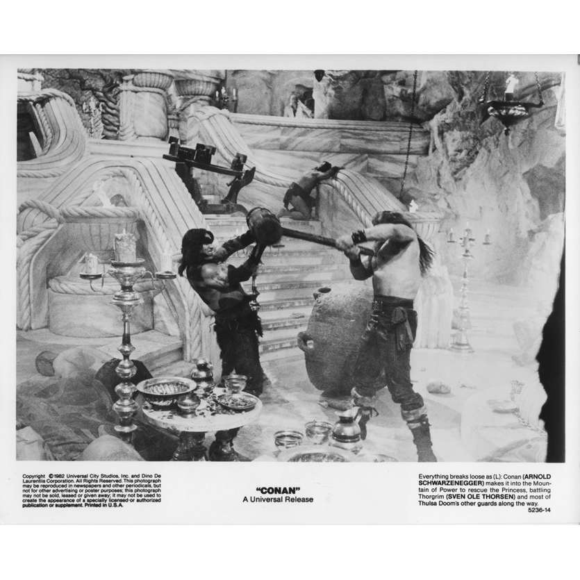 CONAN LE BARBARE Photo de presse 5236-14 - 20x25 cm. - 1982 - Arnold Schwarzenegger, John Milius