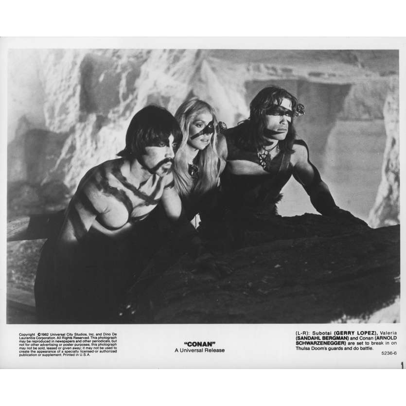 CONAN THE BARBARIAN Original Movie Still 5236-6 - 8x10 in. - 1982 - John Milius, Arnold Schwarzenegger
