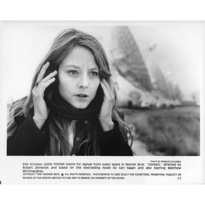 CONTACT Original Movie Still C-2 - 8x10 in. - 1997 - Robert Zemeckis, Jodie Foster