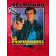 THE PROFESSIONAL Original Movie Poster  - 47x63 in. - 1981 - Georges Lautner, Jean-Paul Belmondo