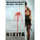 NIKITA Affiche de film  - 118x83 cm. - 1990 - Anne Parillaud, Luc Besson