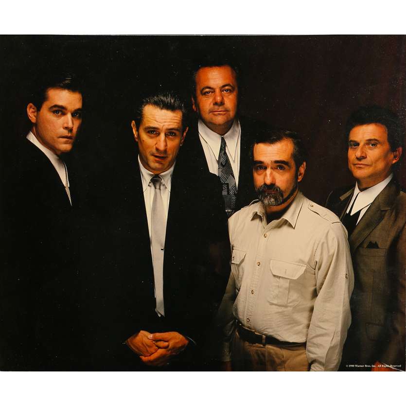 LES AFFRANCHIS Photos de film géante N01 - 34x41 cm. - 1990 - Robert de Niro, Martin Scorsese