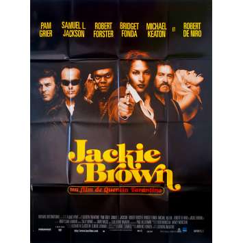 JACKIE BROWN Affiche de film 120x160 - 1997 - Quentin Tarantino, Pam Grier, Robert de Niro