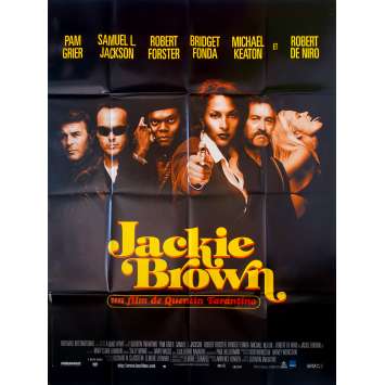 JACKIE BROWN French Movie Poster 47x63 '97 Quentin Tarantino, Pam Grier, Robert de Niro