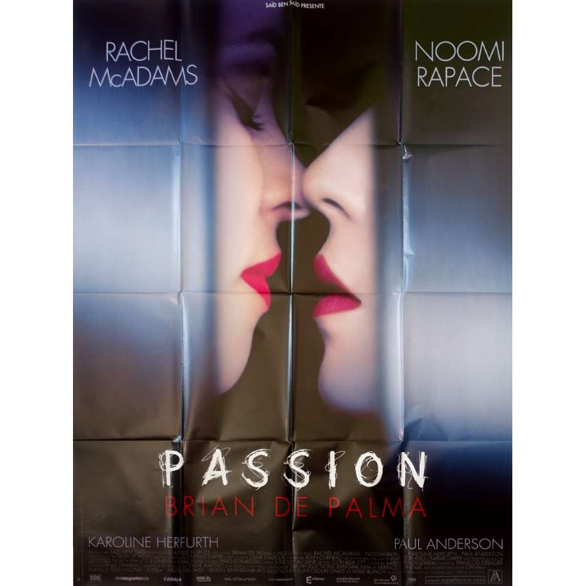 PASSION Movie Poster - 47x63 - 2013 - Brian de Palma, Noomi Rapace, Rachel McAdams