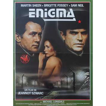 ENIGMA Affiche de film 40x60 - 1983 - Sam Neil, Martin Sheen