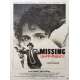 MISSING Affiche de film 40x60 - 1980 - Costa Gavras, Jack Lemmon