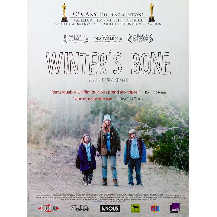 WINTER''S BONE French Movie Poster 15x21 ''10 Jennifer Lawrence Movie Poster'