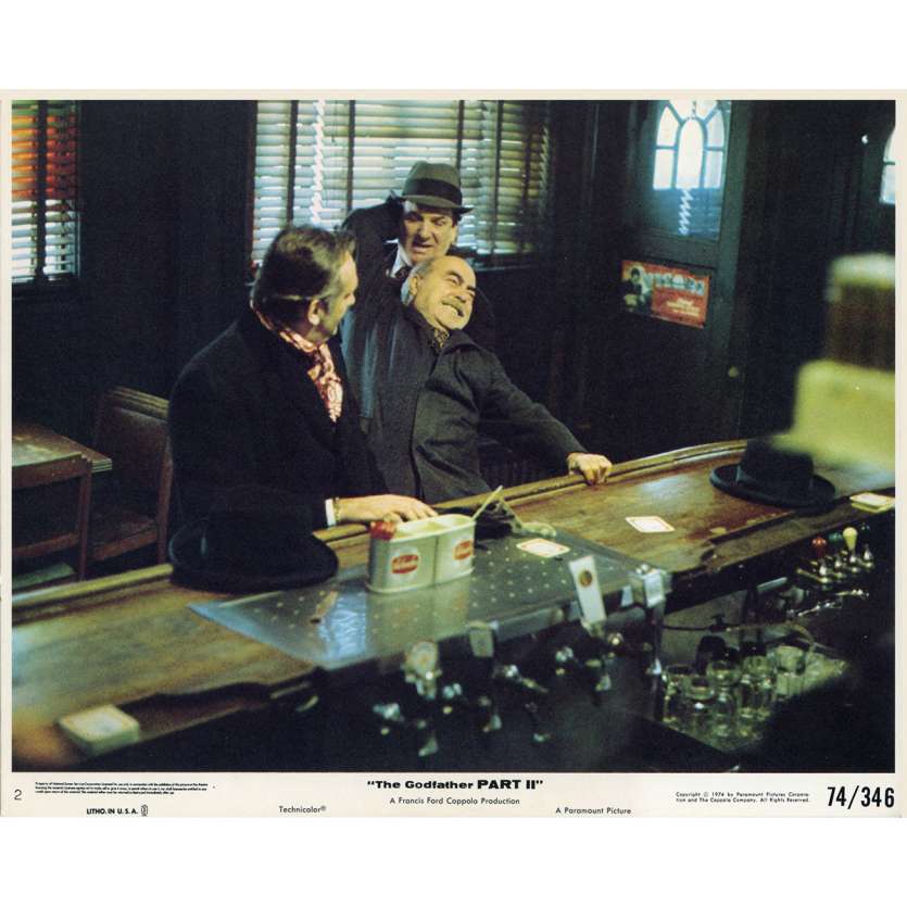 GODFATHER PART II 8x10 Lobby card N3 - 1974 - Al Pacino, Robert De Niro, Coppola