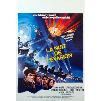 NIGHT CROSSING French Movie Poster 15x21 '82 John Hurt, Beau Bridges, Disney