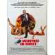 MEURTRES EN DIRECT Affiche de film 40x60  - 1983 - Sean Connery, Richard Brooks