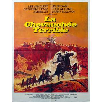 TAKE A HARD RIDE French Movie Poster 23x31 '75 Lee Van Cleef, Jim Brown TAKE A HARD RIDE French Movie Poster 23x31 '75 Lee Van Cleef, Jim Brown