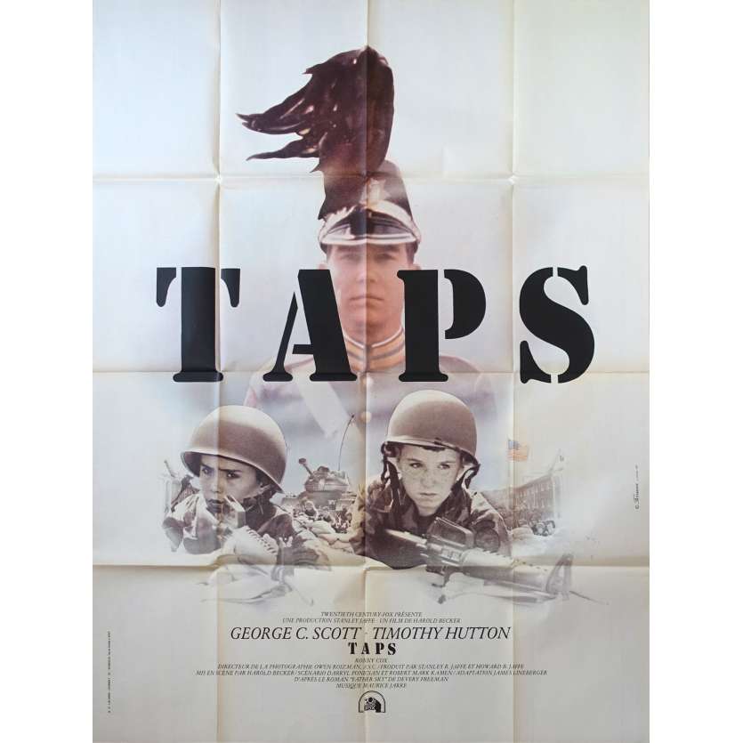 TAPS French Movie Poster 47x63 '81 Tom Cruise, Sean Penn