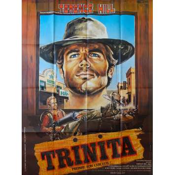 TRINITA PREPARE TON CERCUEIL Affiche de film 120x160 - 1968 - Terence Hill TRINITA PREPARE TON CERCUEIL Affiche de film 120x160 - 1968 - Terence Hill