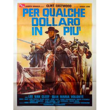 ET POUR QUELQUES DOLLARS DE PLUS Affiche de film 140x100 R1970 Eastwood Leone ET POUR QUELQUES DOLLARS DE PLUS Affiche de film 140x100 R1970 Eastwood Leone