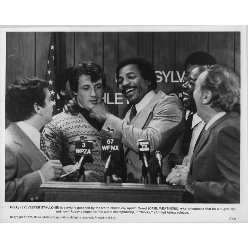 ROCKY Photo de presse RY-2 - 20x25 cm. - 1976 - Sylvester Stallone, John G. Avildsen