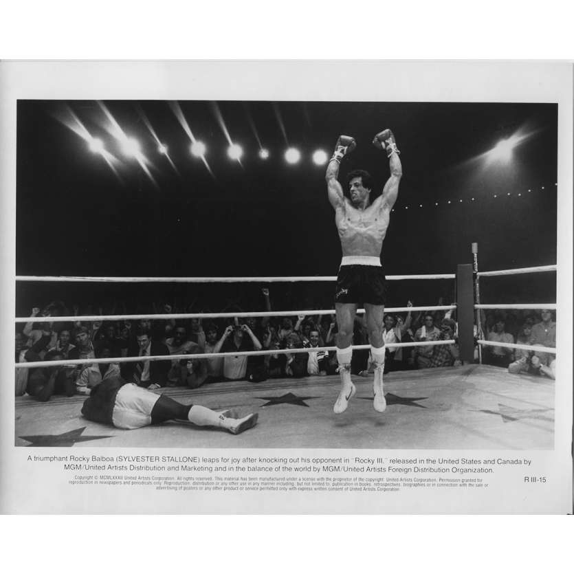 ROCKY III 3 Photo de presse RIII-15 - 20x25 cm. - 1982 - Mr. T, Sylvester Stallone