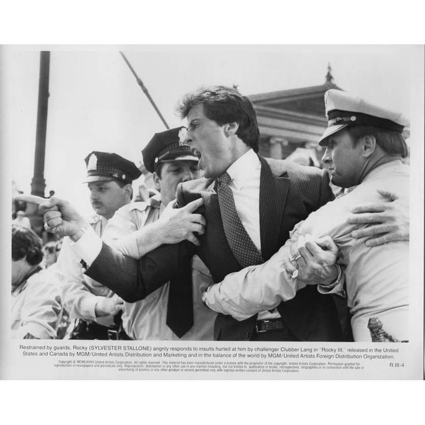 ROCKY III 3 Photo de presse RIII-4 - 20x25 cm. - 1982 - Mr. T, Sylvester Stallone