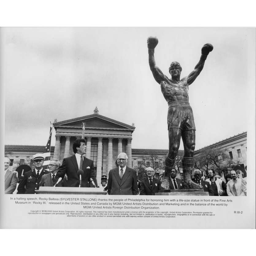 ROCKY III 3 Photo de presse RIII-2 - 20x25 cm. - 1982 - Mr. T, Sylvester Stallone