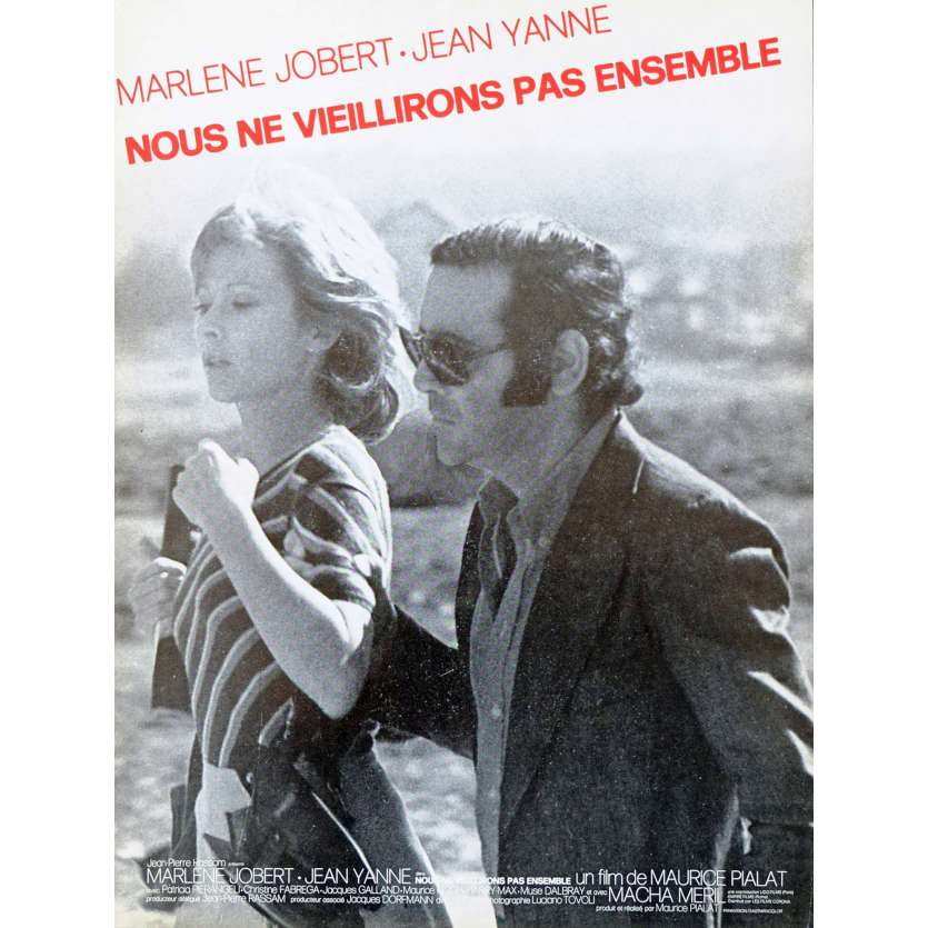 NOUS NE VIEILLIRONS PAS ENSEMBLE Synopsis 2p 21x30 - 1972 - Jean Yanne, Maurice Pialat