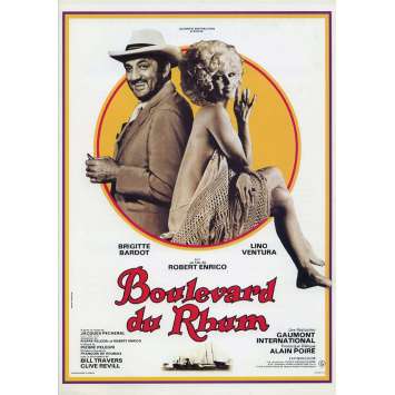 RUM RUNNERS French Herald 9x12 - 1971 - Robert Enrico, Lino Ventura, Brigitte Bardot