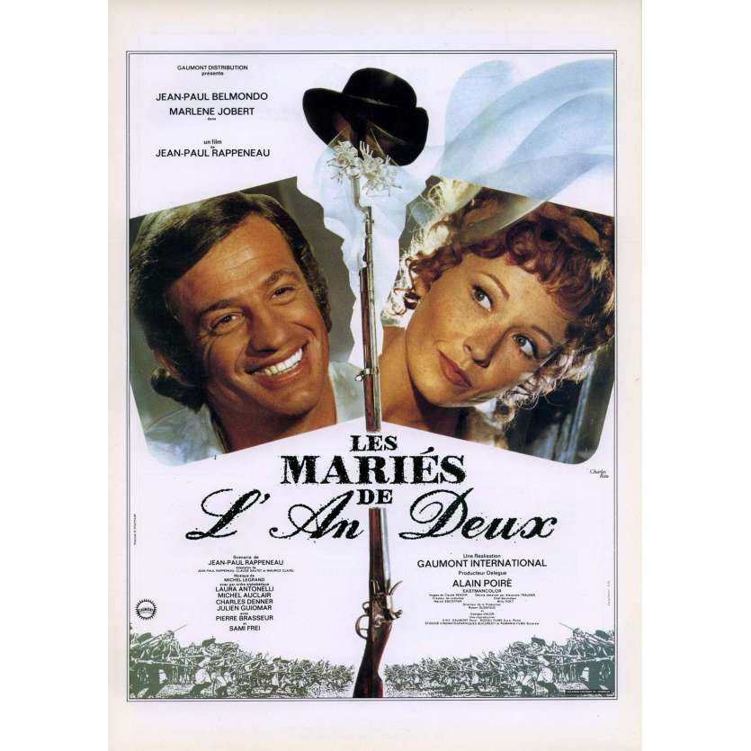 LES MARIES DE L'AN DEUX Synopsis 21x30 - 1971 - Jean-Paul Belmondo, Jean-Paul Rappeneau