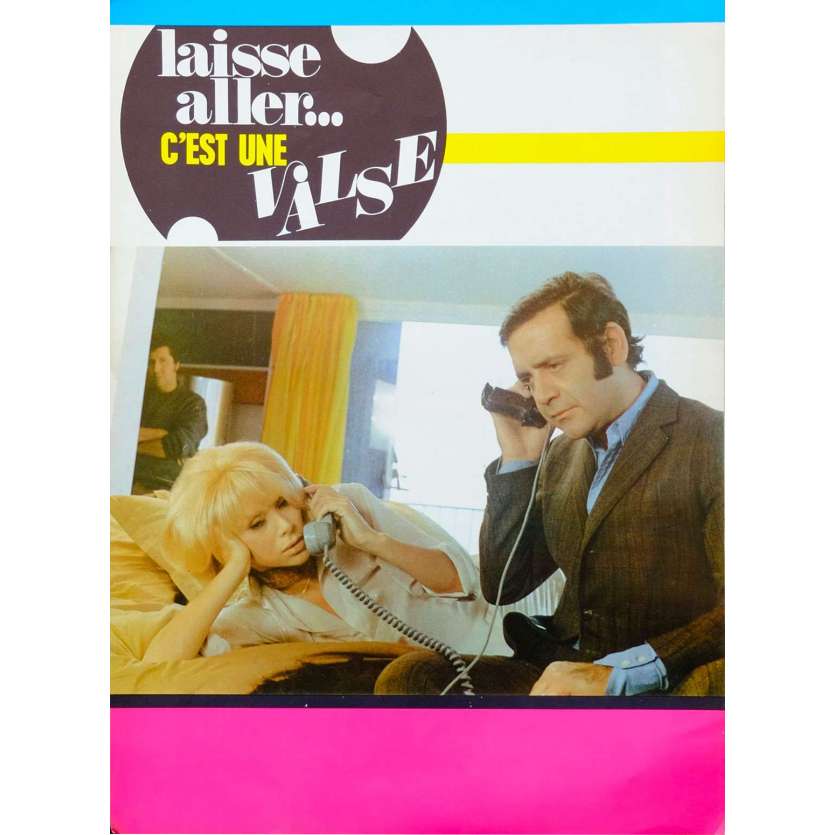 TAKE IT EASY, IT'S A WALTZ French Herald 6p 9x12 - 1971 - Georges Lautner, Jean Yanne